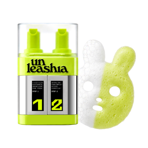UNLEASHIA Two Step Zero Pore Overnight Bubble Mask [40mlx2ea]