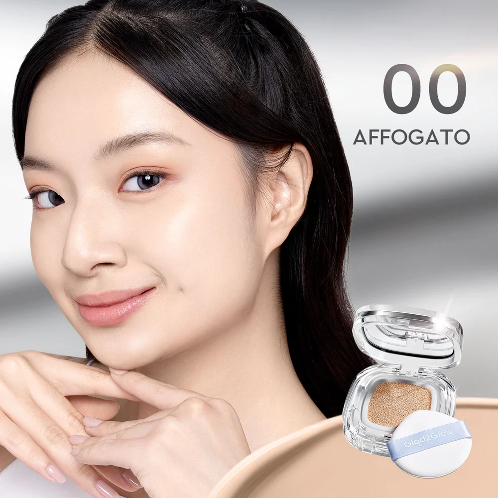 GLAD2GLOW Playful Set Perfect Cover Glow Cushion (Silver) #00 Affogato - Image 2