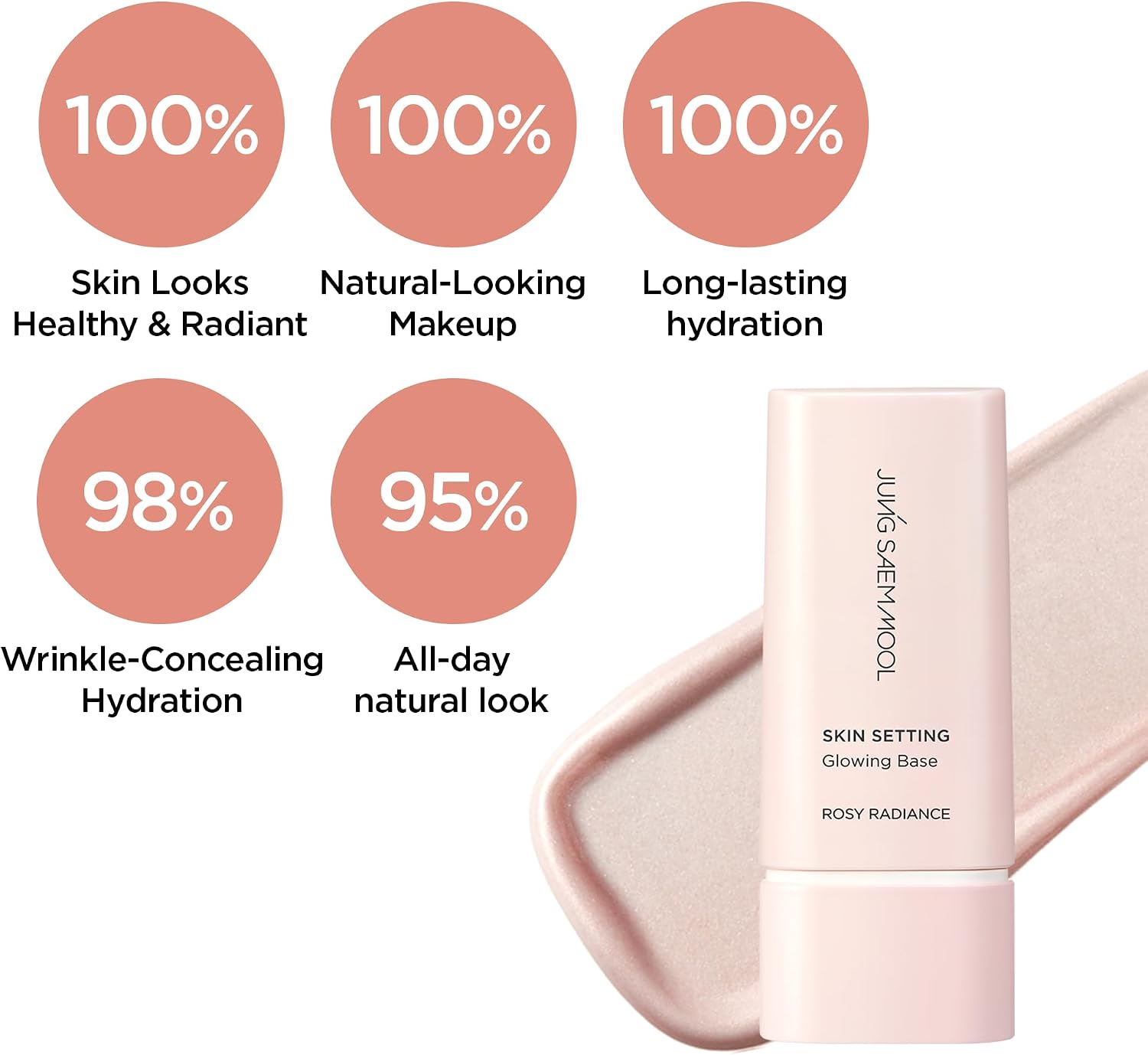 JUNG SAEM MOOL Skin Setting Glowing Base Rosy Radiance 40ml - Image 4