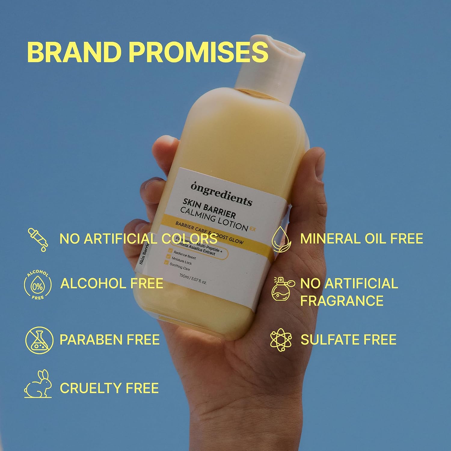 ONGREDIENTS Skin Barrier Calming Lotion 150ml - Image 7