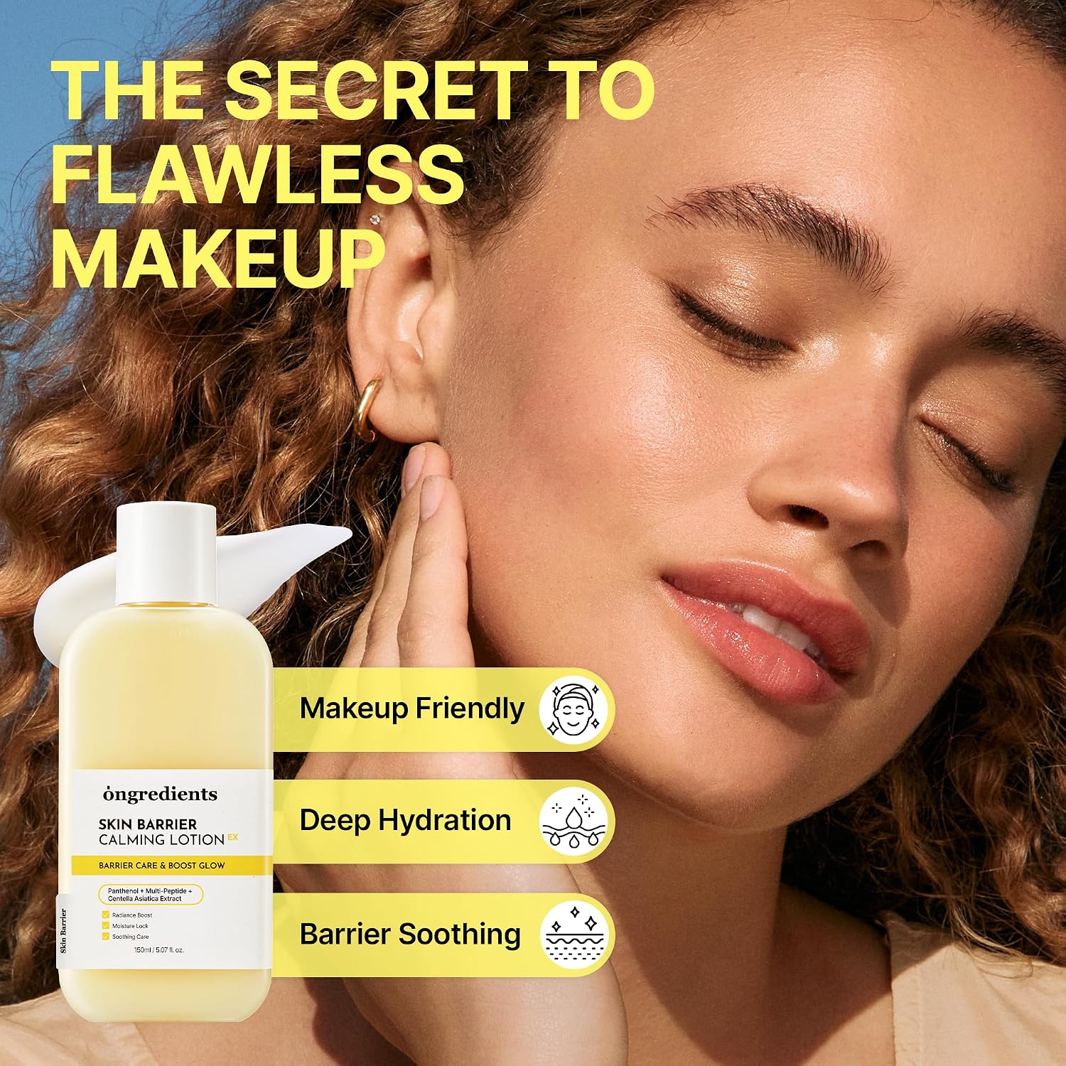 ONGREDIENTS Skin Barrier Calming Lotion 150ml - Image 3