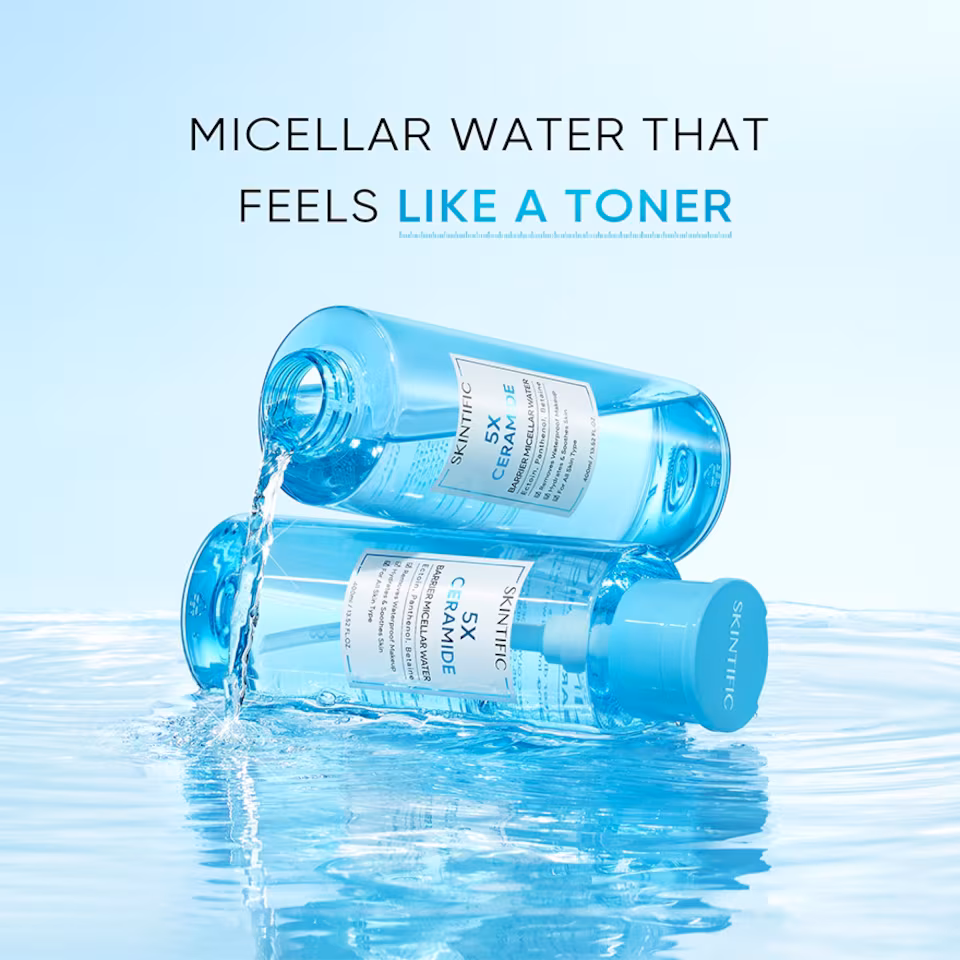 SKINTIFIC 5x Ceramide Barrier Micellar Water 400ml - Image 7