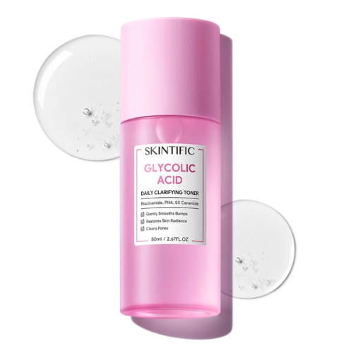 SKINTIFIC Glycolic Acid Daily Clarifying Toner 80ml