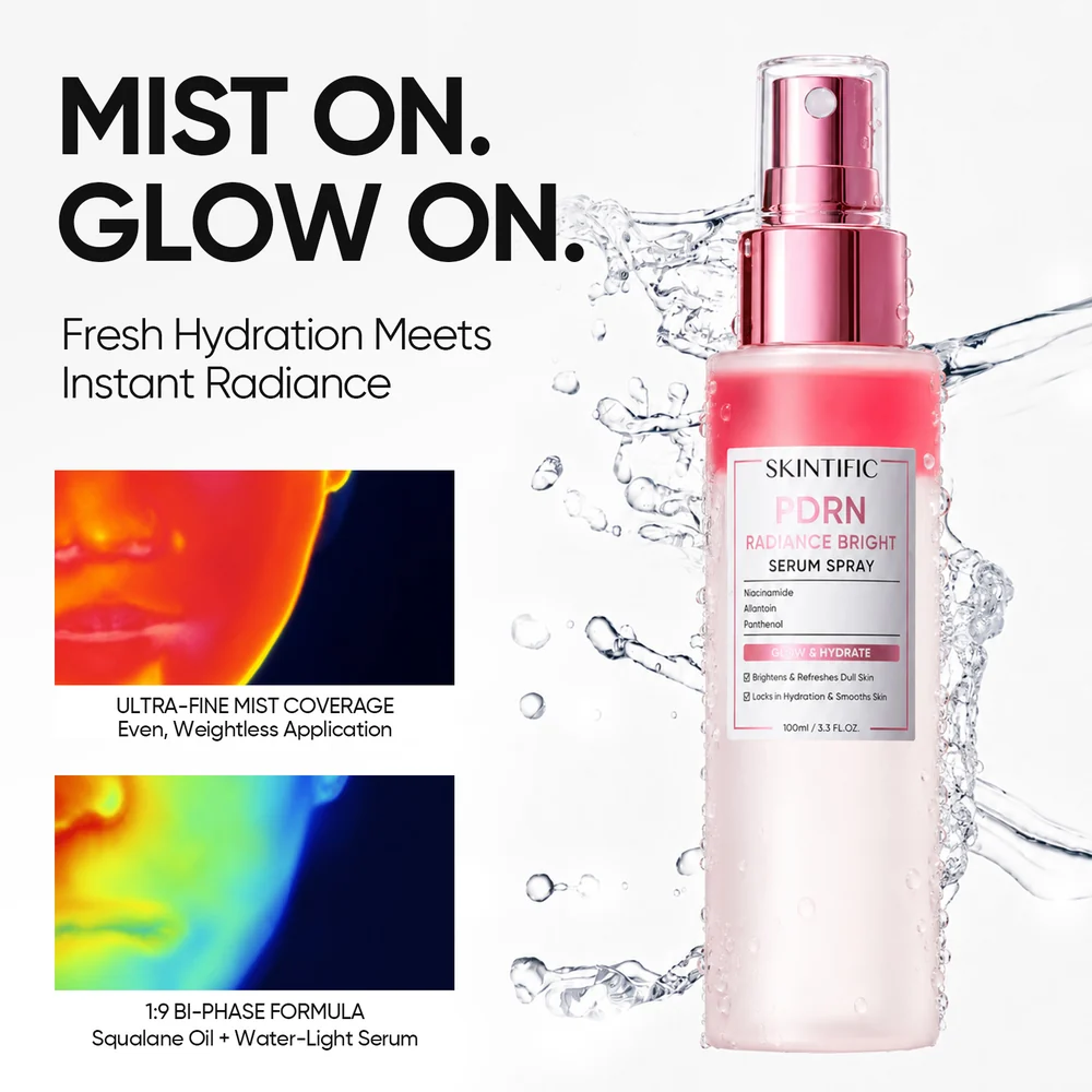 SKINTIFIC PDRN Radiance Bright Serum Spray 100ml - Image 4