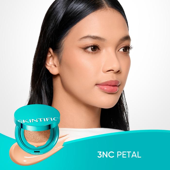 SKINTIFIC Perfect Stay Serum Matte Cushion Foundation #3NC Petal - Image 10
