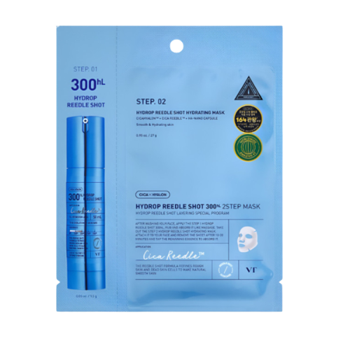 VT Hydrop Reedle Shot 300hL 2 Step Hydrogel Mask [1ea]
