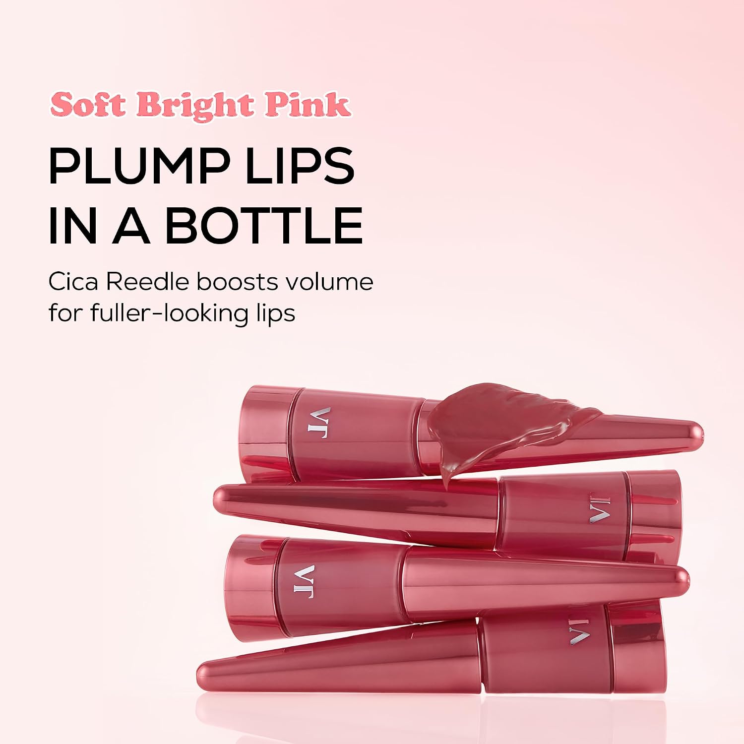 VT Reedle Shot Lip Plumper #Usagi Pink - Image 3