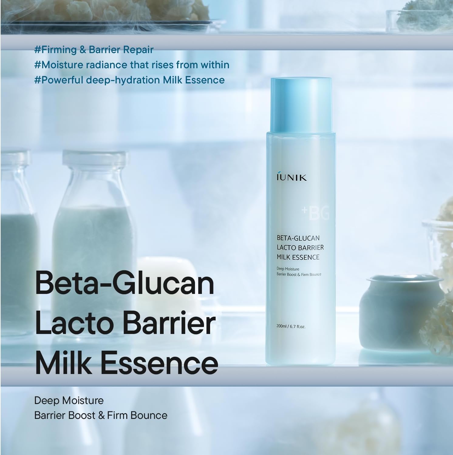 IUNIK Beta-Glucan Lacto Barrier Milk Essence 200ml - Image 2