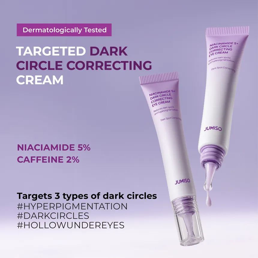 JUMISO Niacinamide 5+ Dark Circle Correcting Eye Cream 15ml - Image 2