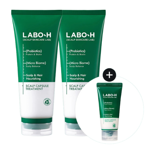 LABO-H Scalp Capsule Treatment Double Set [200mlx2 + 50ml]
