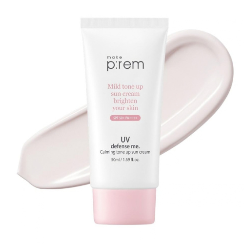 MAKE P:REM UV Defense Me. Calming Tone-Up Sun Cream Spf50+ PA++++ 50ml