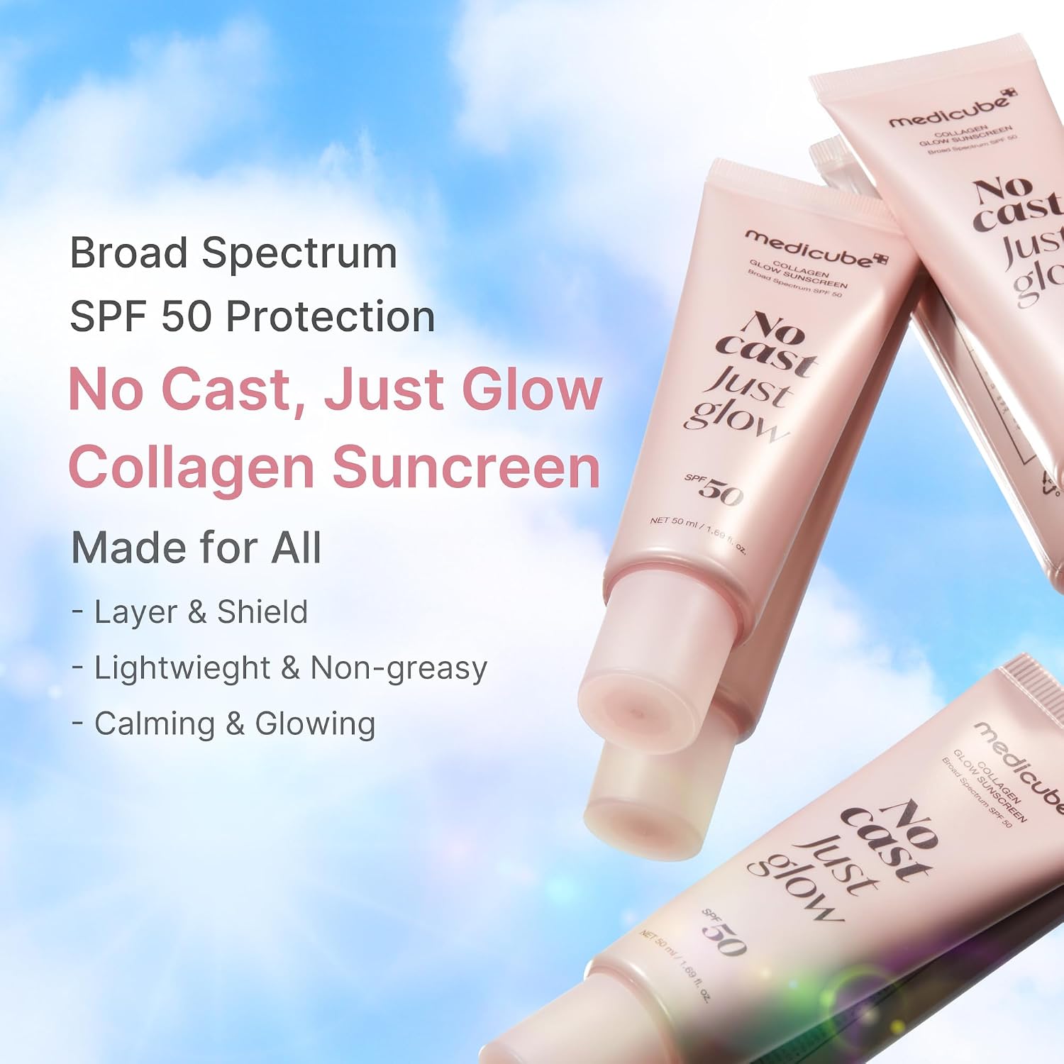 MEDICUBE Collagen Glow Sunscreen 50ml - Image 2