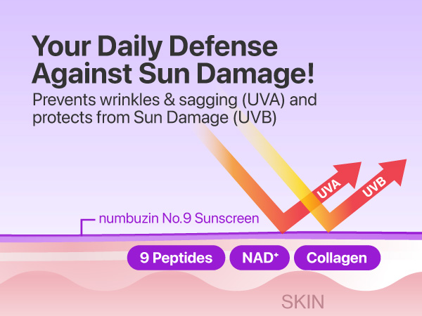 NUMBUZIN No.9 NAD+ Peptides Dewy Sun Essence 50ml - Image 4