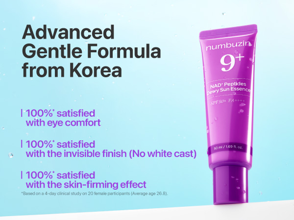 NUMBUZIN No.9 NAD+ Peptides Dewy Sun Essence 50ml - Image 5