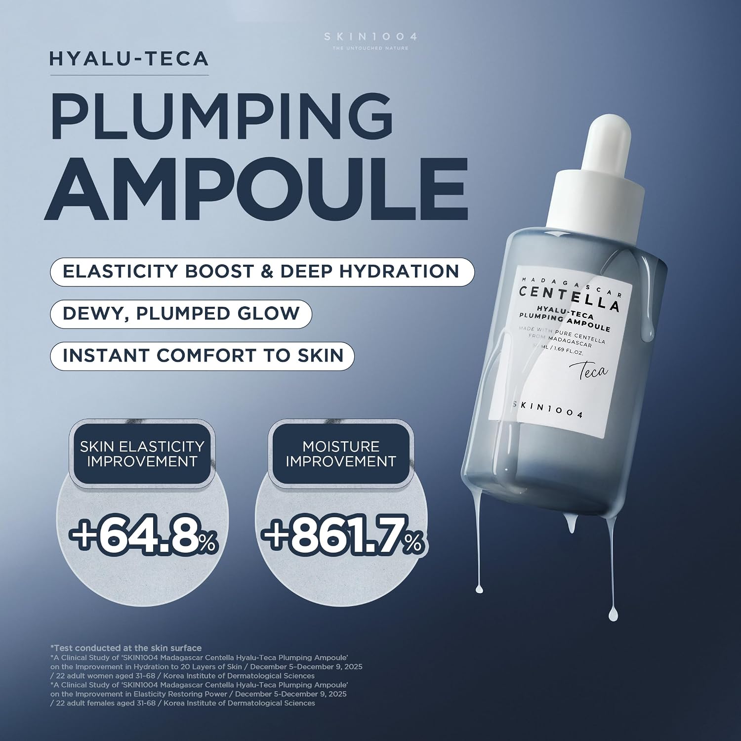 SKIN1004 Madagascar Centella Hyalu-Teca Plumping Ampoule 50ml - Image 2