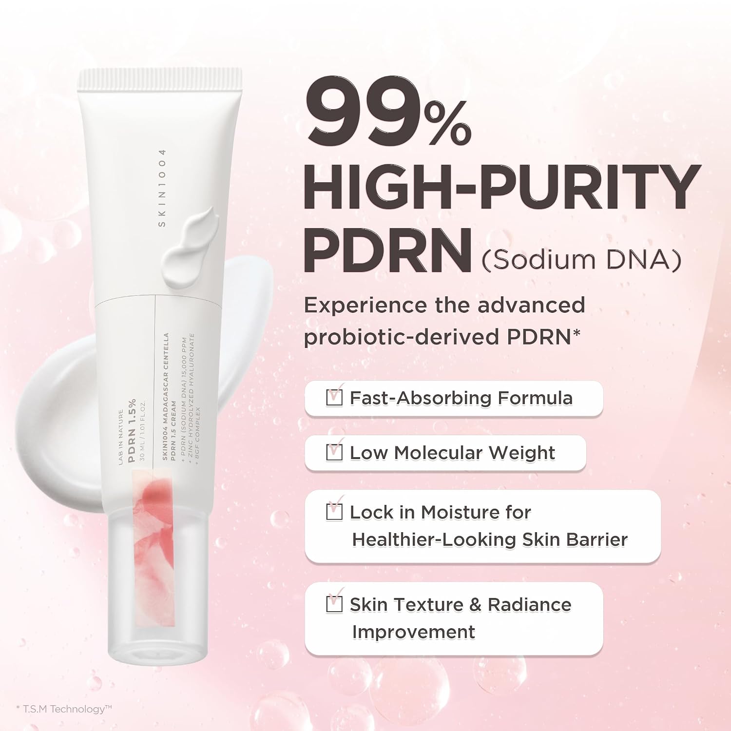 SKIN1004 Madagascar Centella PDRN 1.5% Cream 30ml - Image 3