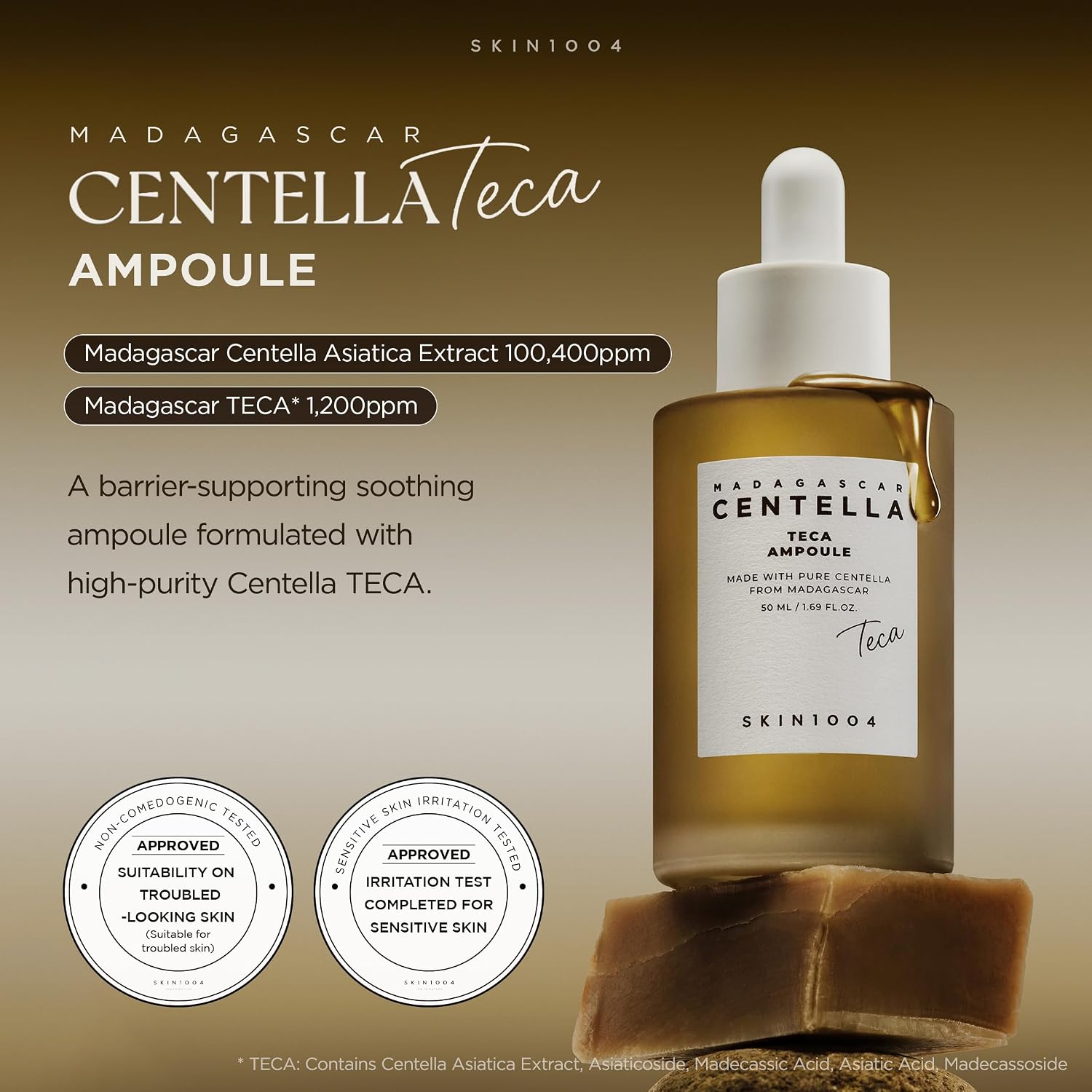 SKIN1004 Madagascar Centella Teca Ampoule 50ml - Image 3