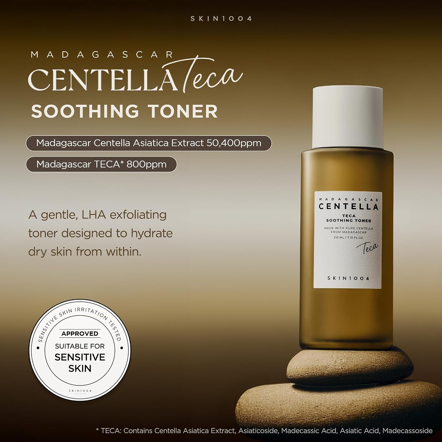 SKIN1004 Madagascar Centella Teca Soothing Toner 210ml - Image 3