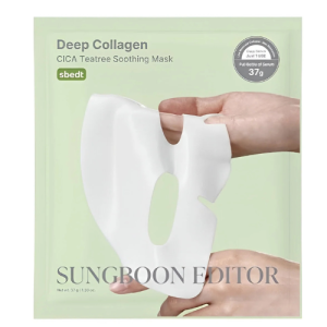 SUNGBOON EDITOR Deep Collagen Cica Teatree Soothing Mask Box [1ea]