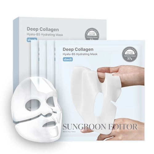 SUNGBOON EDITOR Deep Collagen Hyalu-B5 Hydrating Mask Box (4ea)