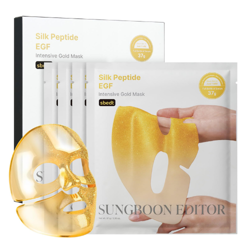 SUNGBOON EDITOR Silk Peptide EGF Intensive Gold Mask Box [4ea]