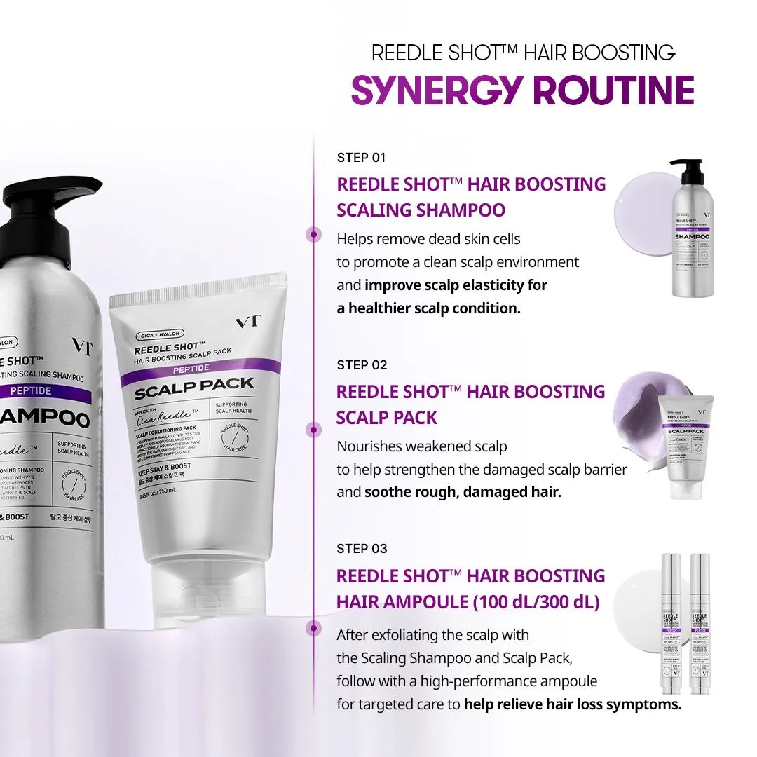 VT Reedle Shot Hair Boosting Scalp Pack 250ml - Image 13