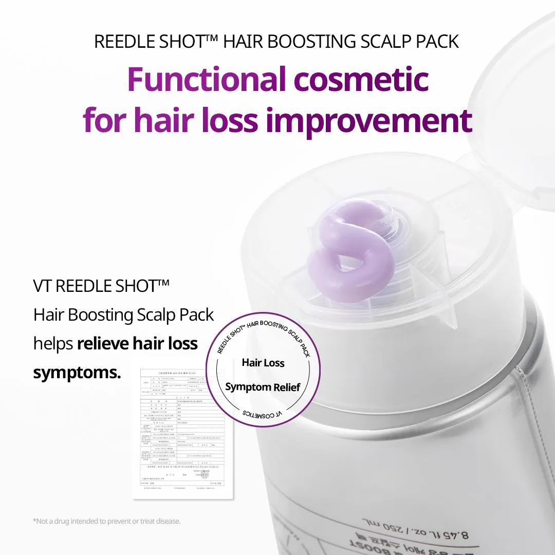 VT Reedle Shot Hair Boosting Scalp Pack 250ml - Image 8